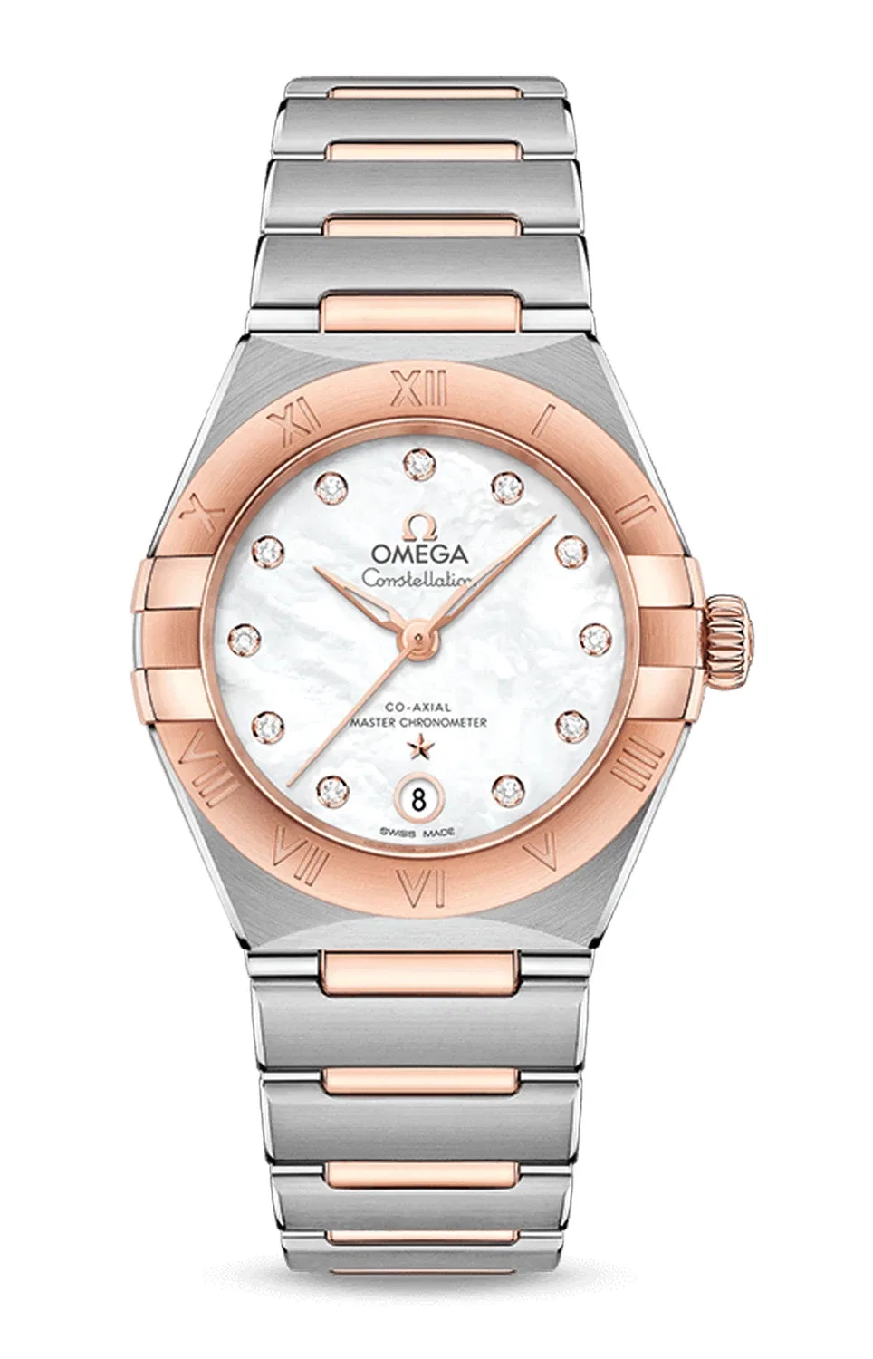 КОНСТЕЛЛЕЙШН МАНХЭТТЕН OMEGA CO-AXIAL MASTER CHRONOMETER 29 ММ - 131.20.29.20.55.001, серебряный