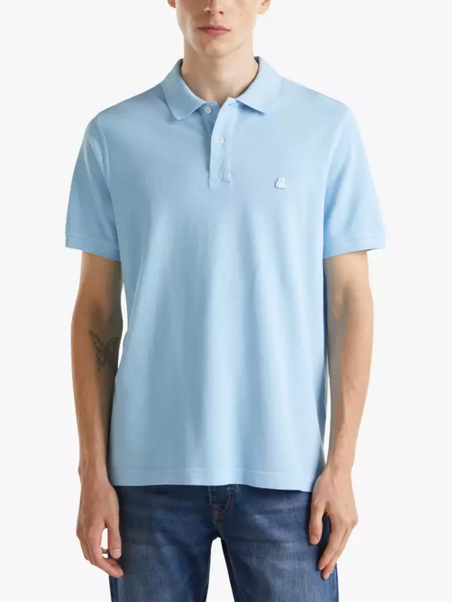 

Поло Benetton Regular Fit, цвет sugar/paper