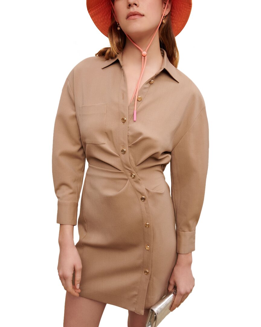 

Maje Платье мини из смесовой шерсти Ribeige