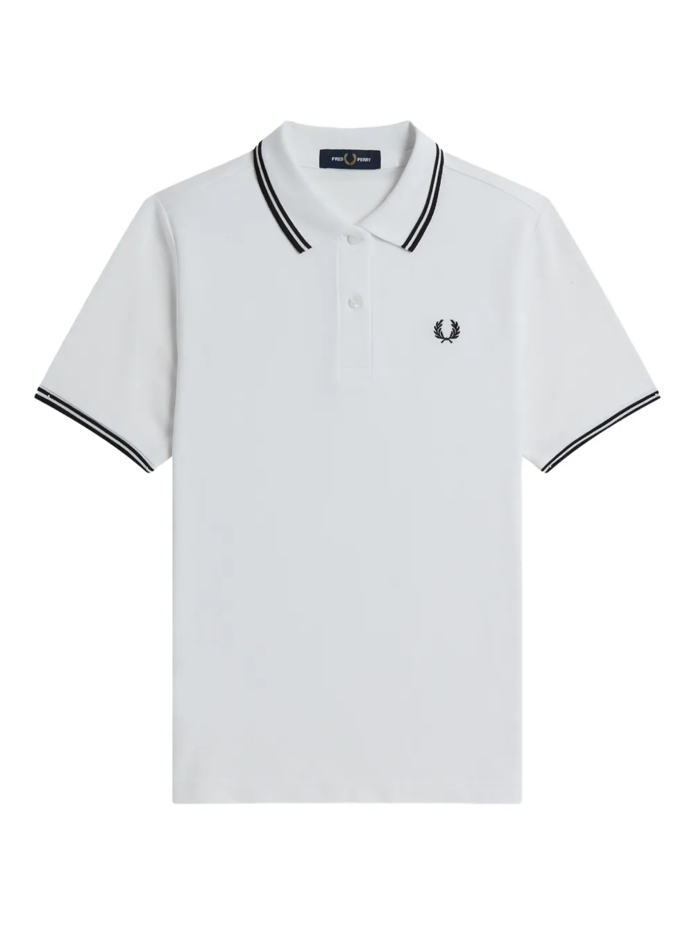 

Рубашка поло с воротником Fred Perry, белый