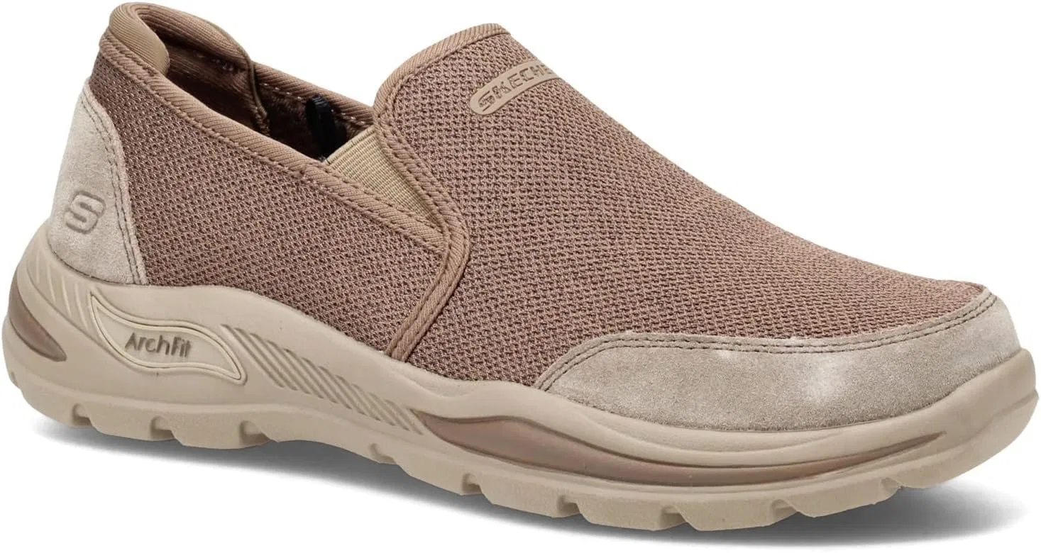 Мужские кроссовки Skechers Arch Fit Motley Ratel, Brown — фото 2