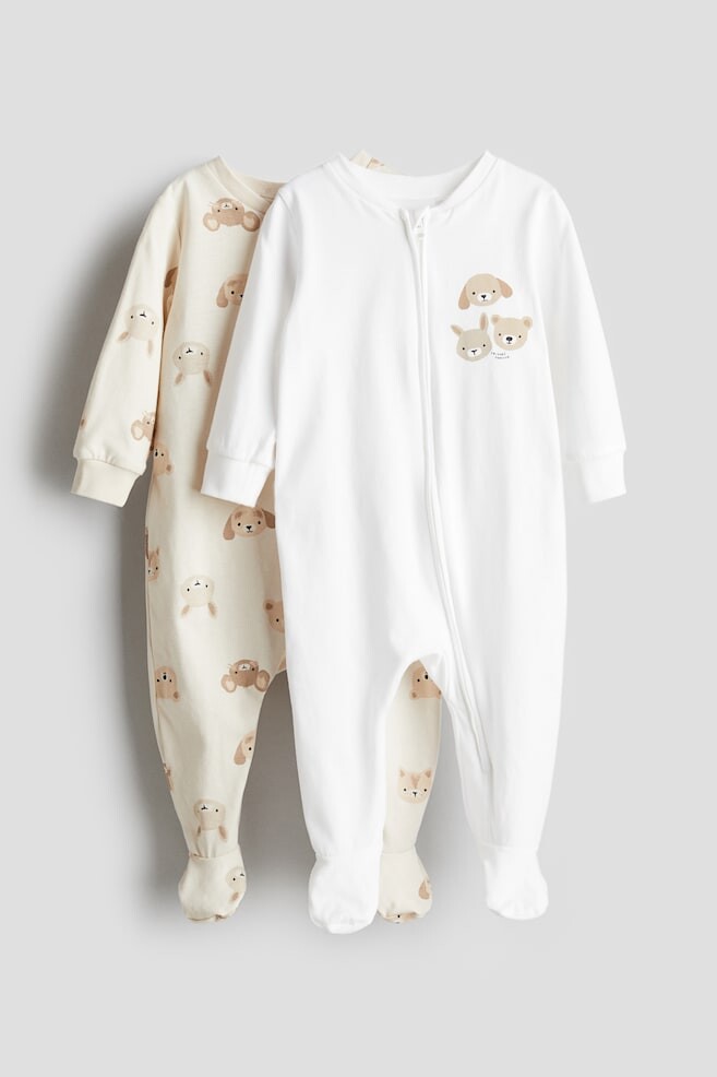 

Упаковка из 2 пижам на молнии H&M, мультиколор