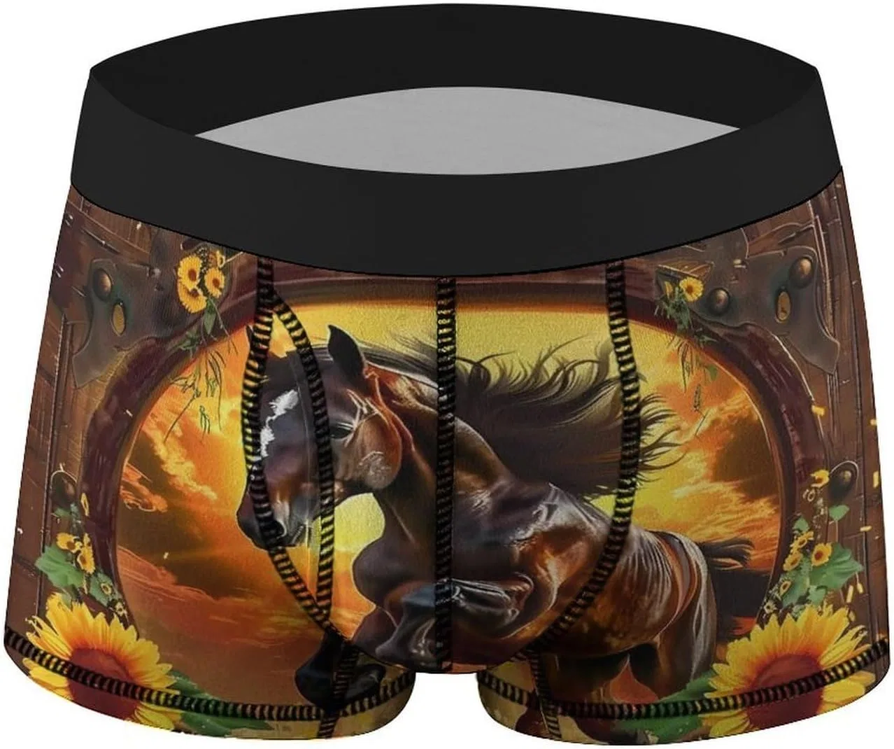 Боксеры 3D Horse Sunflower, Style — фото 4