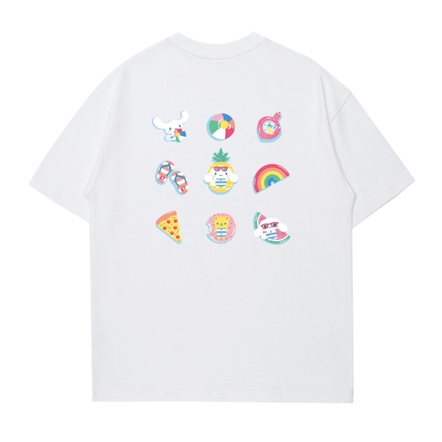

Футболка Unisex CINNAMOROLL Yugui Dog Sanrio, белый