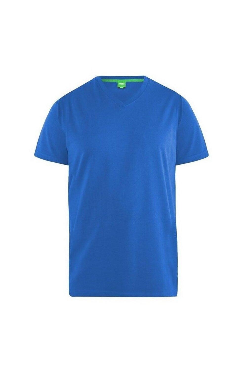 

Хлопковая футболка Signature 2 King Size с V-образным вырезом Duke Clothing, синий
