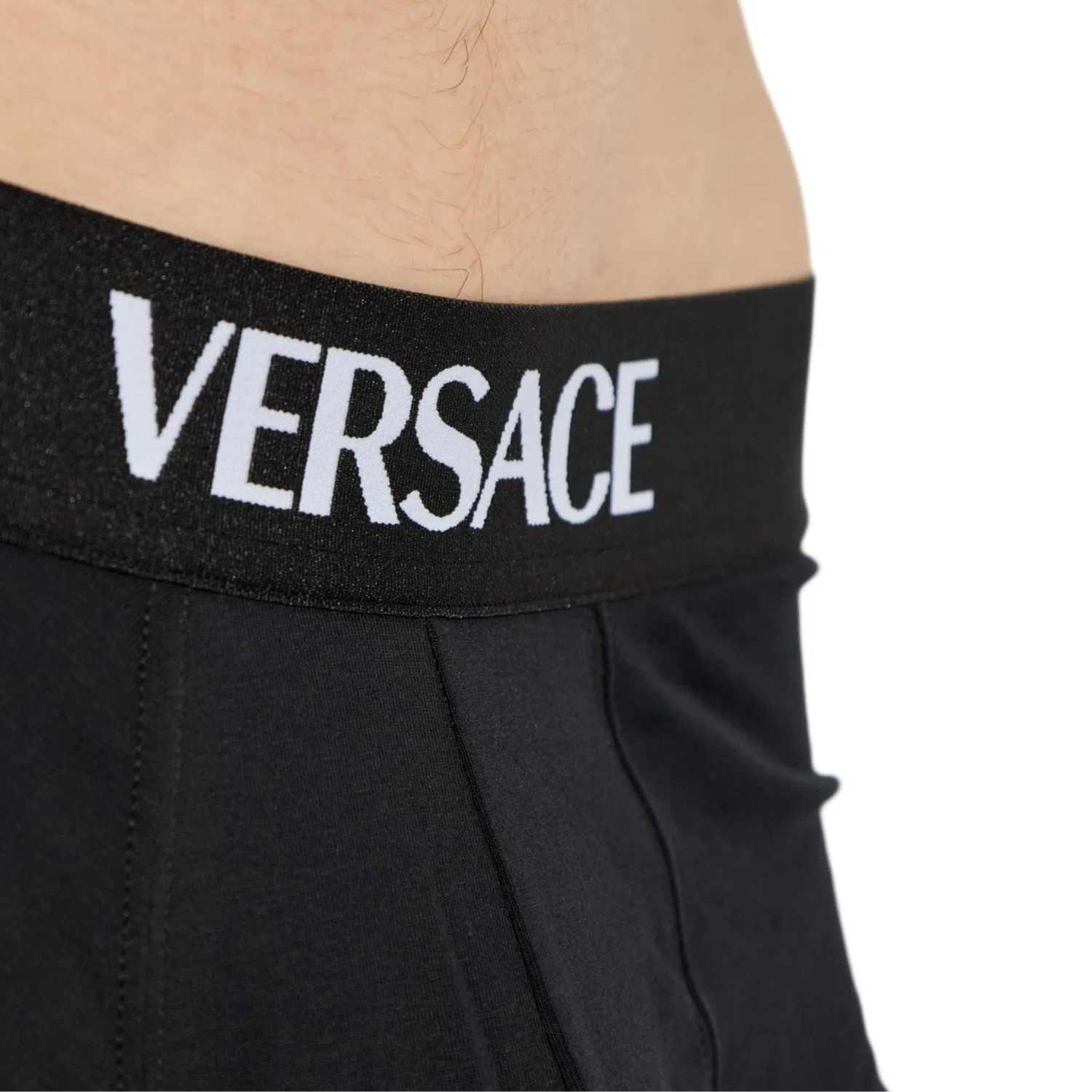 Боксеры VERSACE с логотипом, набор из 2 пар, черный+белый — фото 4