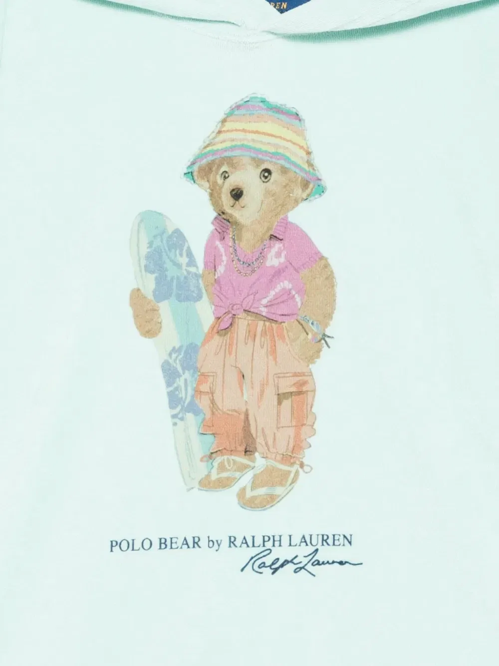 Худи с длинными рукавами Polo Ralph Lauren Kids, синий — фото 3