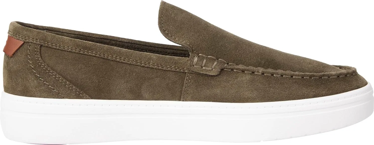 Туфли Tommy Hilfiger Herren Loafer Modern Light Hybrid aus Wildleder Calvin Klein Jeans, Khaki Army Green — фото 4