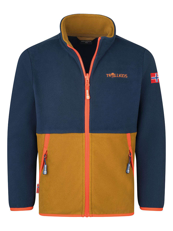 

Trollkids Флисовая куртка "Сторфьорд" темно-синего цвета