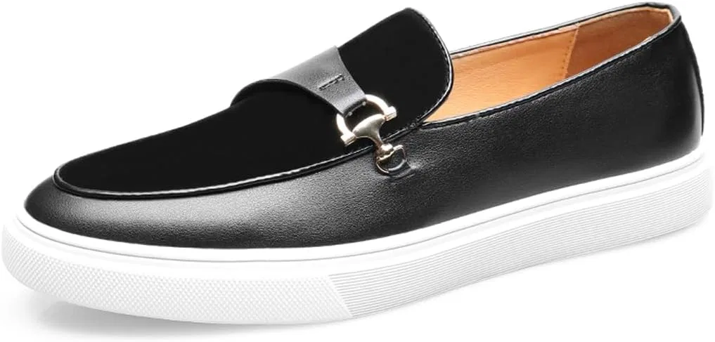 Лоферы мужские Vintage Horsebit, Black SJIUTLYUE