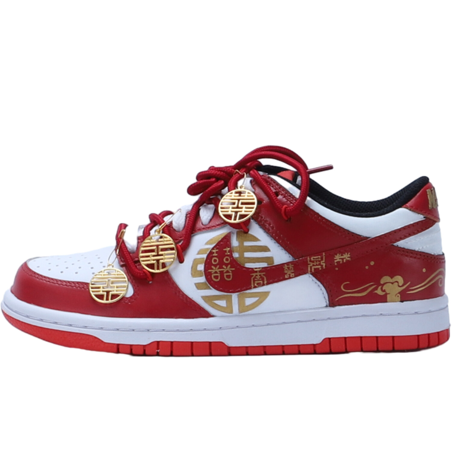 

Кроссовки для скейтбординга Dunk женские, низкие, красный Nike