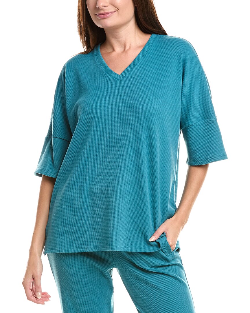 

Топ N Natori Tranquility с V-образным вырезом, синий