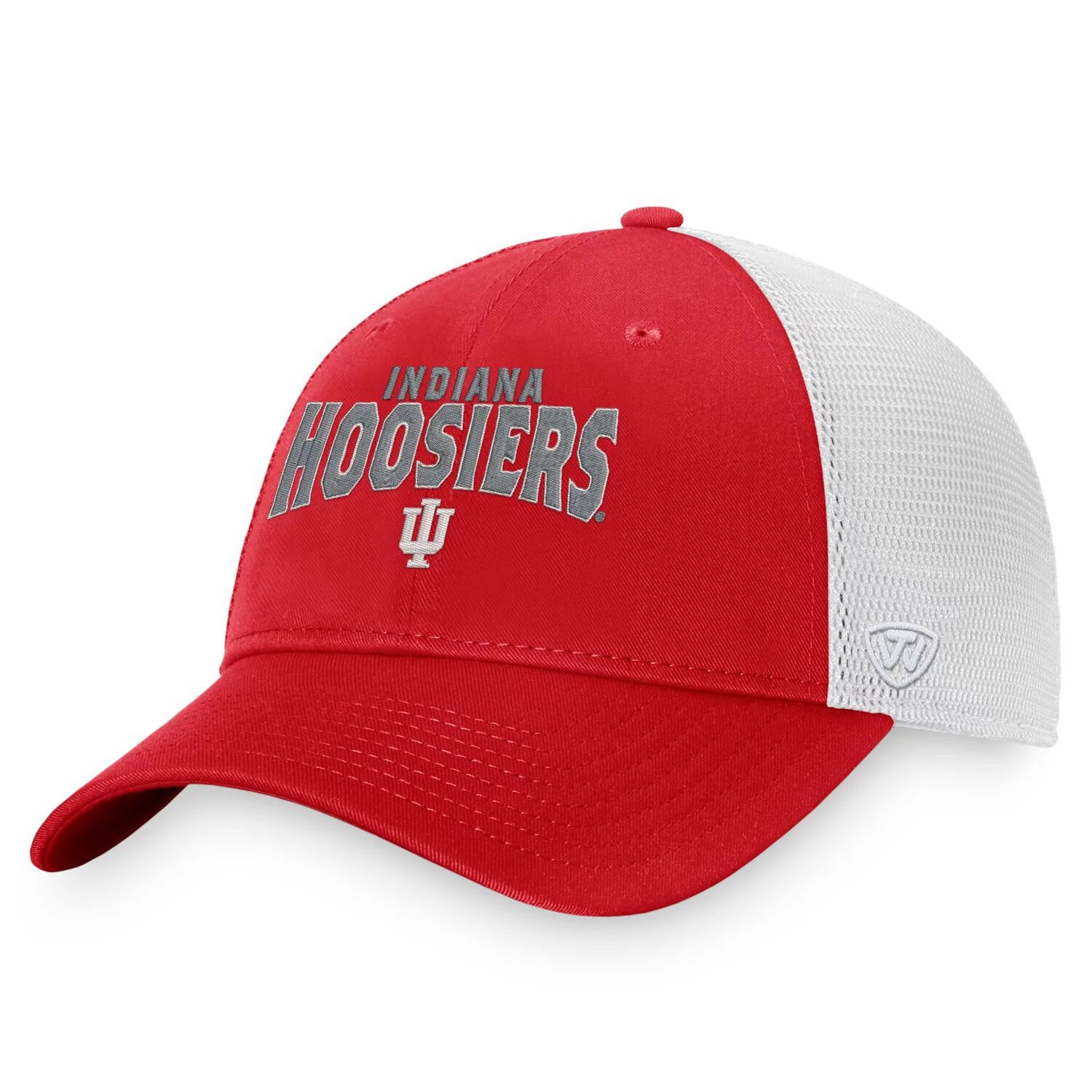 

Мужская кепка Top of the World Crimson Indiana Hoosiers Breakout Trucker Snapback