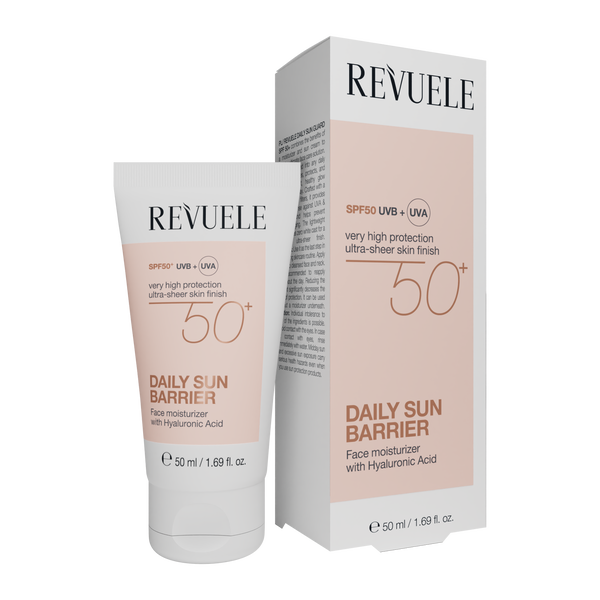 

Крем для лица с spf50+, 50 мл Revuele Daily sun barrier