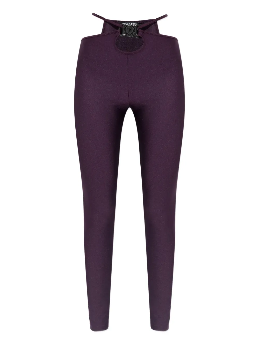 

Легинсы с логотипом Versace Jeans Couture, фиолетовый