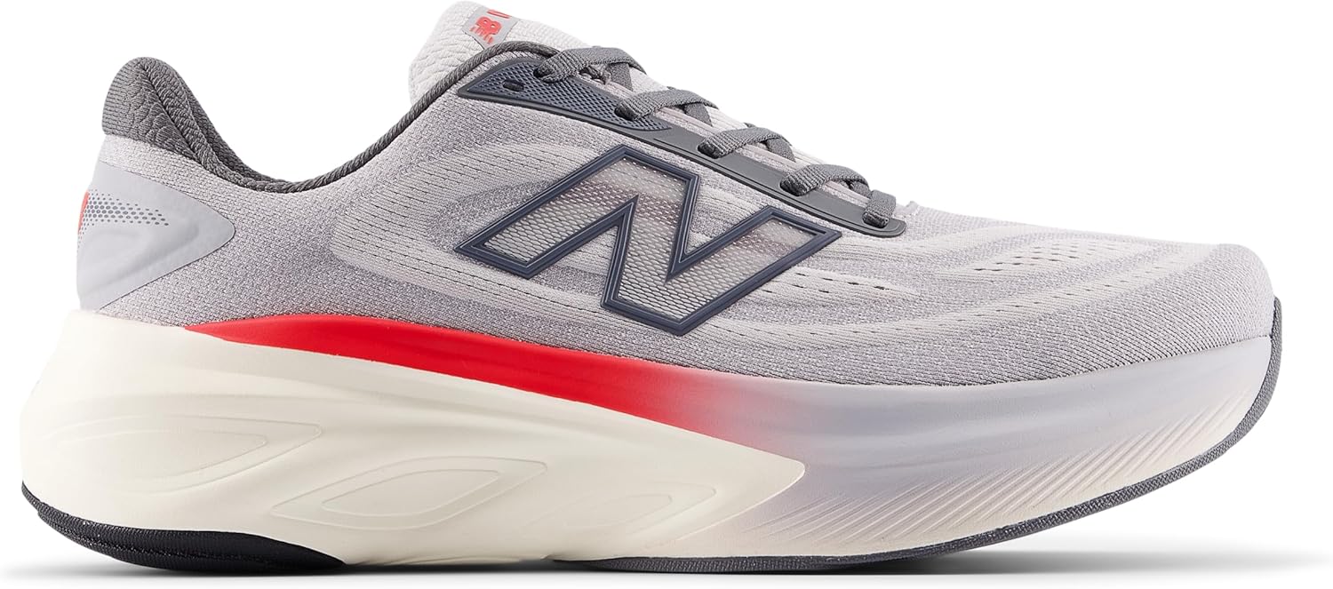 Мужские кроссовки для бега New Balance Fresh Foam X More V6, красный/серый — фото 2