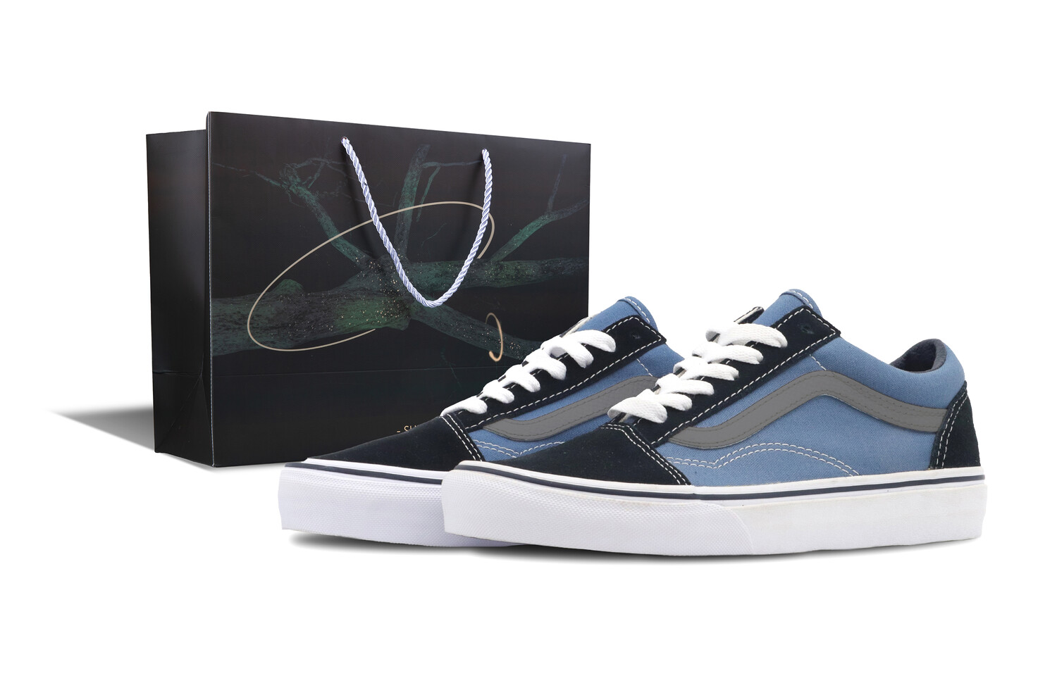 

Кроссовки для скейтбординга Old Skool, унисекс, низкие, черный, серый Vans