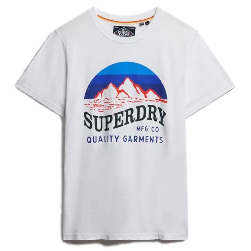 

Футболка с коротким рукавом Superdry Great Outdoors Relaxed Fit, белый