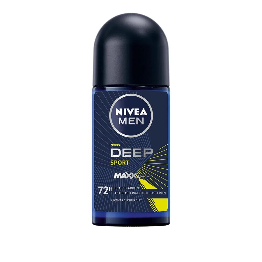 Мужской роликовый дезодорант NIVEA Maxx Tech Deep Sport, 50 мл, 6 шт. Nivea