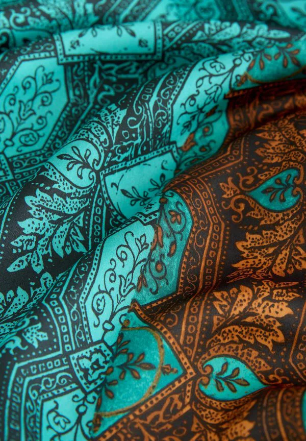 Макси-Юбка стандартного кроя Next, Blue/Orange Print — фото 3