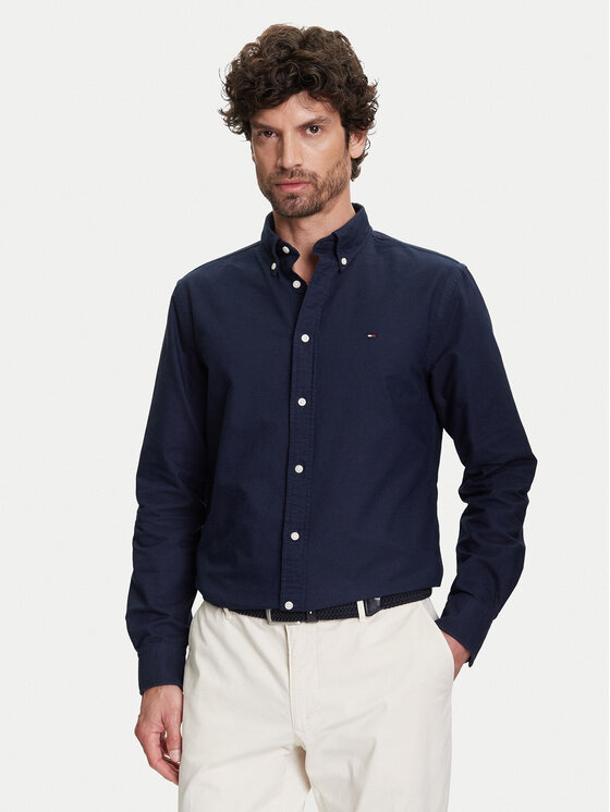 

Рубашка обычного кроя Solid Heritage MW0MW35774 Tommy Hilfiger, синий