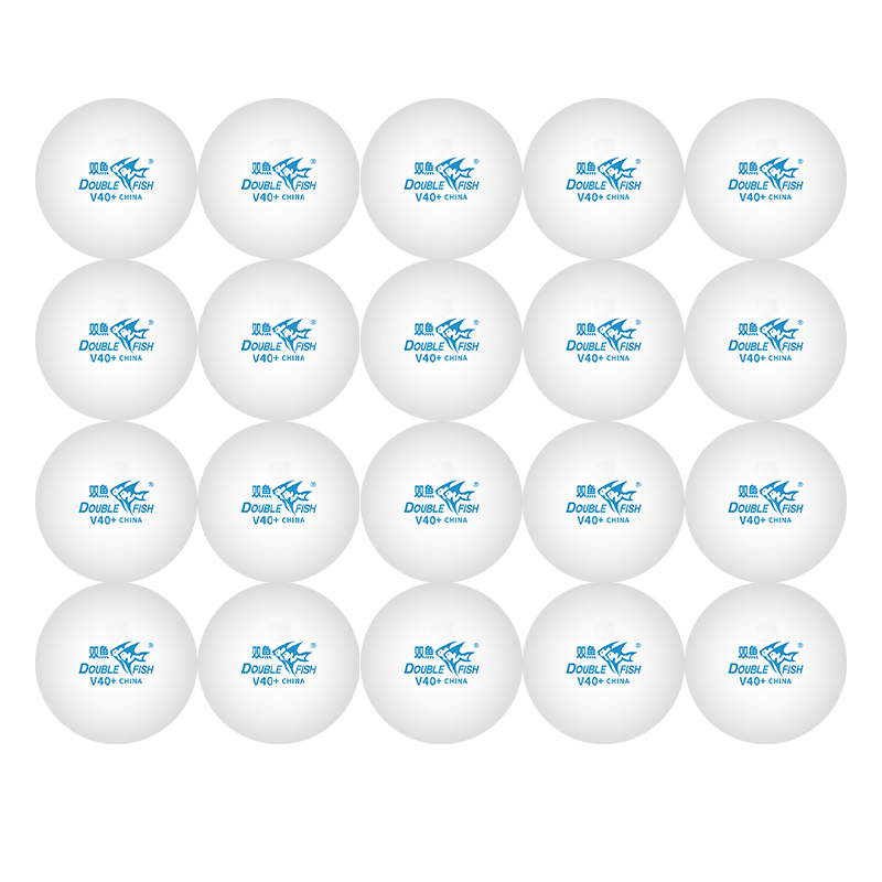 

Настольный теннисный мяч DOUBLEFISH High Polymer ABS с высоким отскоком для взрослых DOUBLE FISH, exclusive[training ball 20 pack]