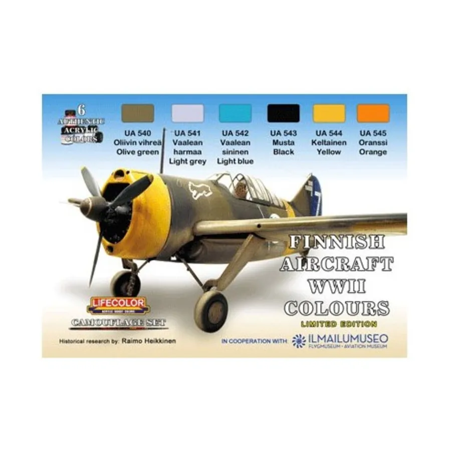 

Финские самолеты времен Второй мировой войны., Aircraft Paint Sets (Lifecolor)