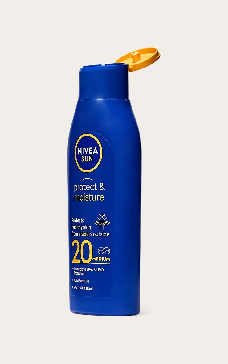 Солнцезащитный лосьон SPF 20 Nivea Prettylittlething, белый — фото 2