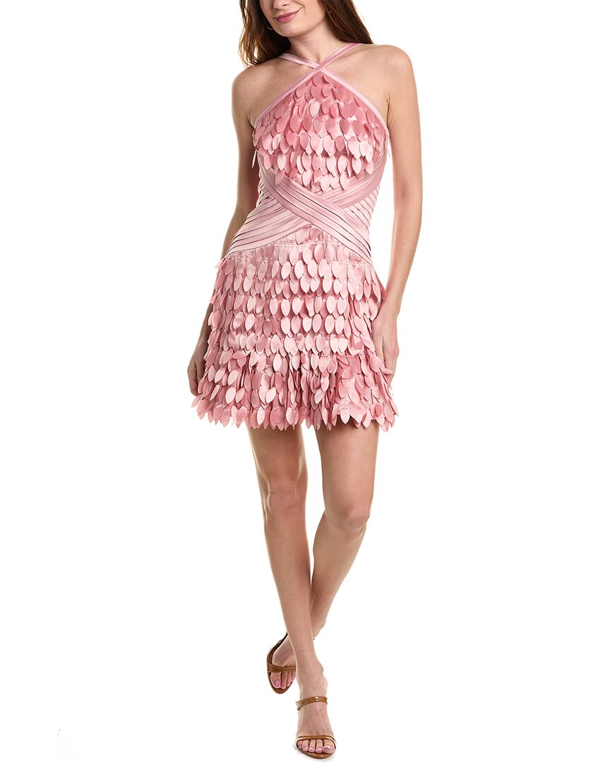 

Мини-платье с декором SHO by Tadashi Shoji, розовый