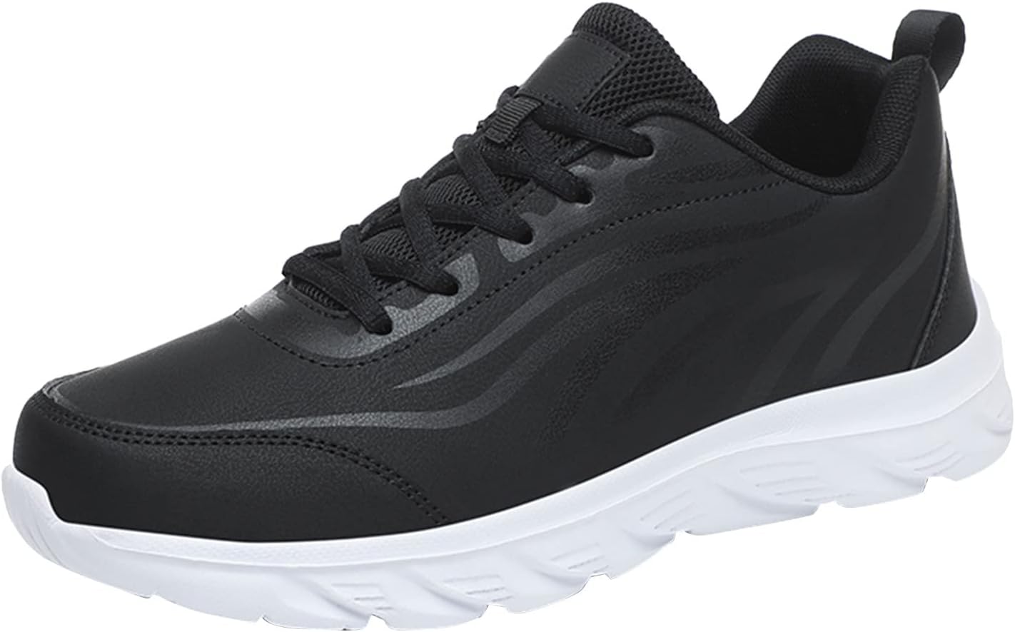 

Водонепроницаемые прогулочные кроссовки IWIHMIV для мужчин, спортивные кроссовки для ходьбы, бега и тенниса, удобная обувь для мужчин, нескользящая обувь, белый