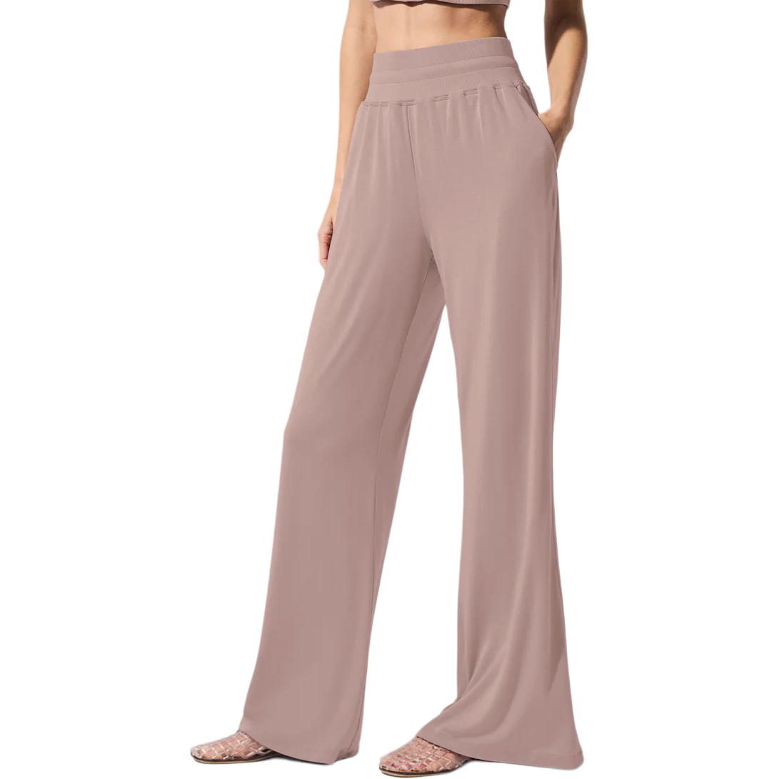 

Женские повседневные брюки Moderate Wide Leg Alo Yoga, taupe/taupe