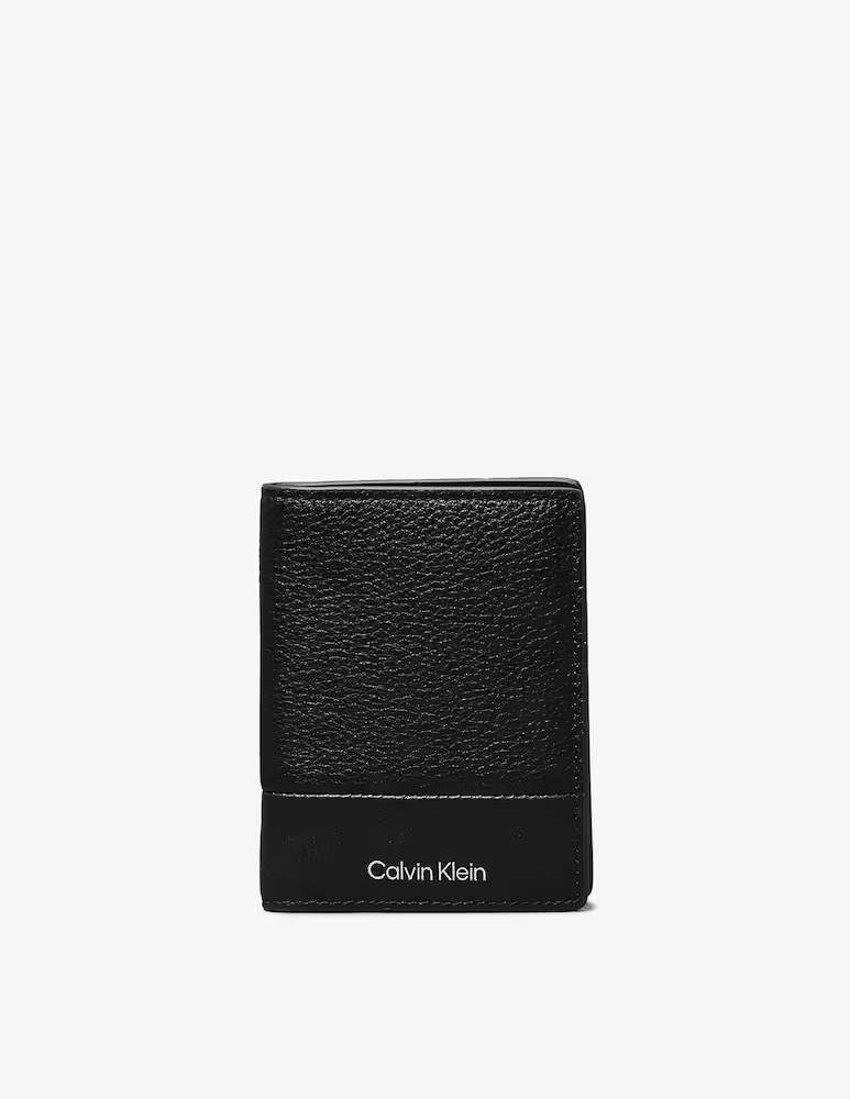 

Кошелек двойного сложения Subtle Mix Calvin Klein, черный