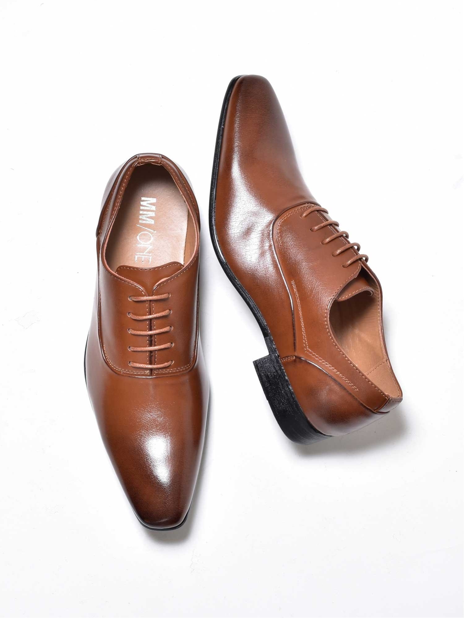Деловые туфли MM/ONE с гладким носком, Brown