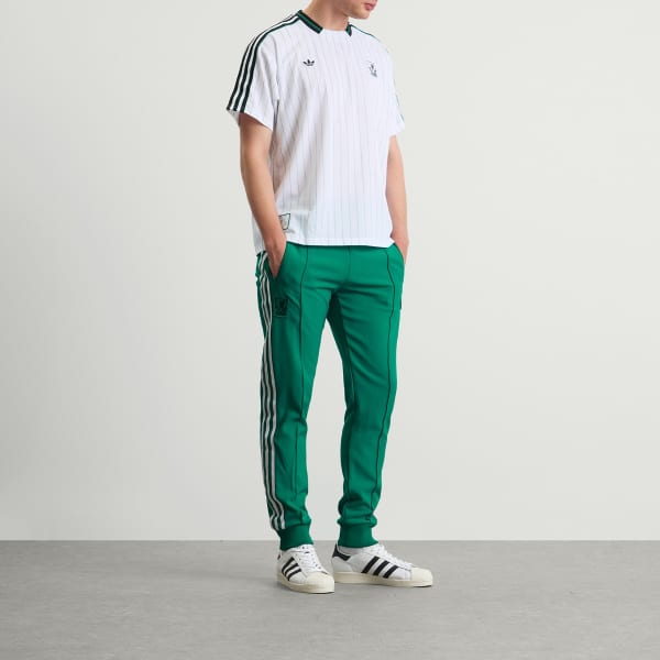 Спортивные штаны с символикой ФК «Ливерпуль» Adidas, Sea Green — фото 4