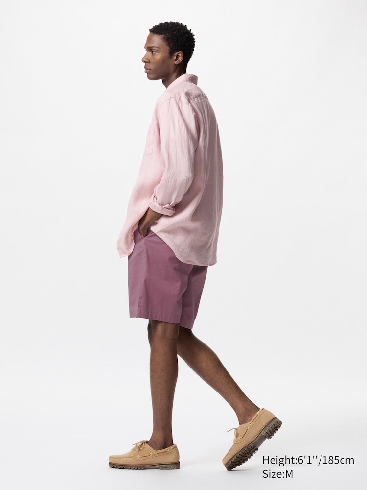 

Легкие эластичные шорты Uniqlo, цвет 18 красный