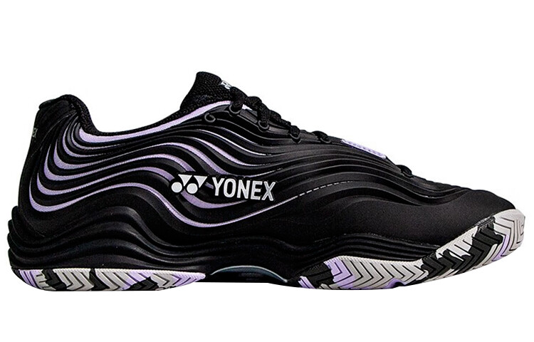 Кроссовки YONEX Power Cushion Tennis Shoes Unisex Low-top Black/Purple, фиолетовый — фото 2