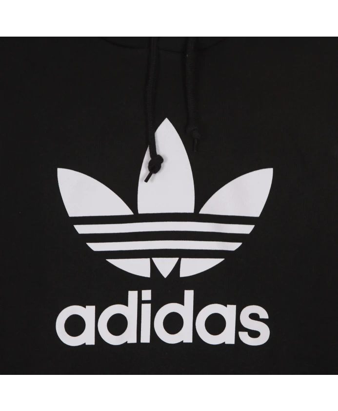 Классическая легкая толстовка с трилистником. Adidas, черный — фото 3