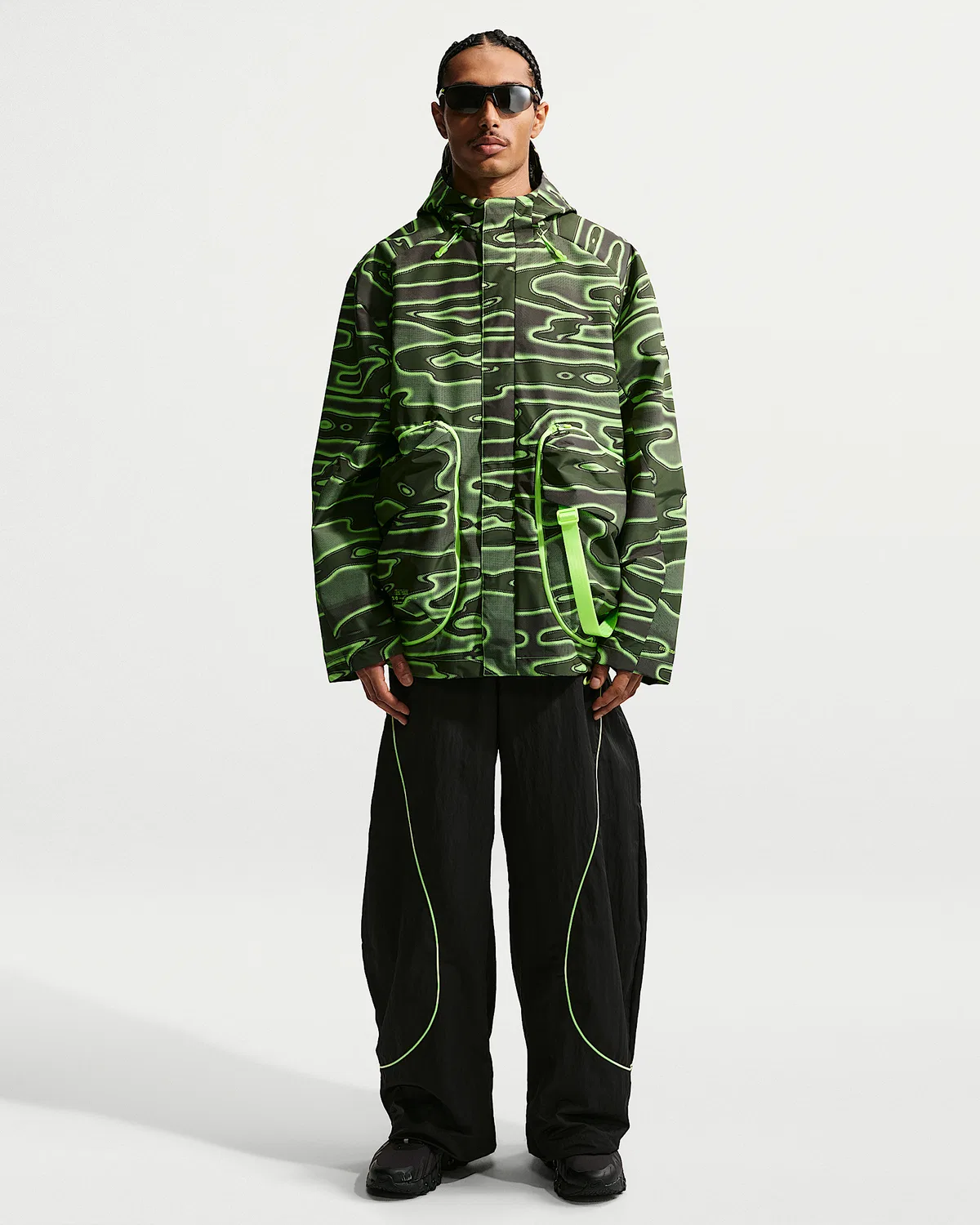 Мужская ветровка Nike Project F.R.O.G. с капюшоном Storm-FIT, Volt Ice/Cream II/Volt Ice — фото 4