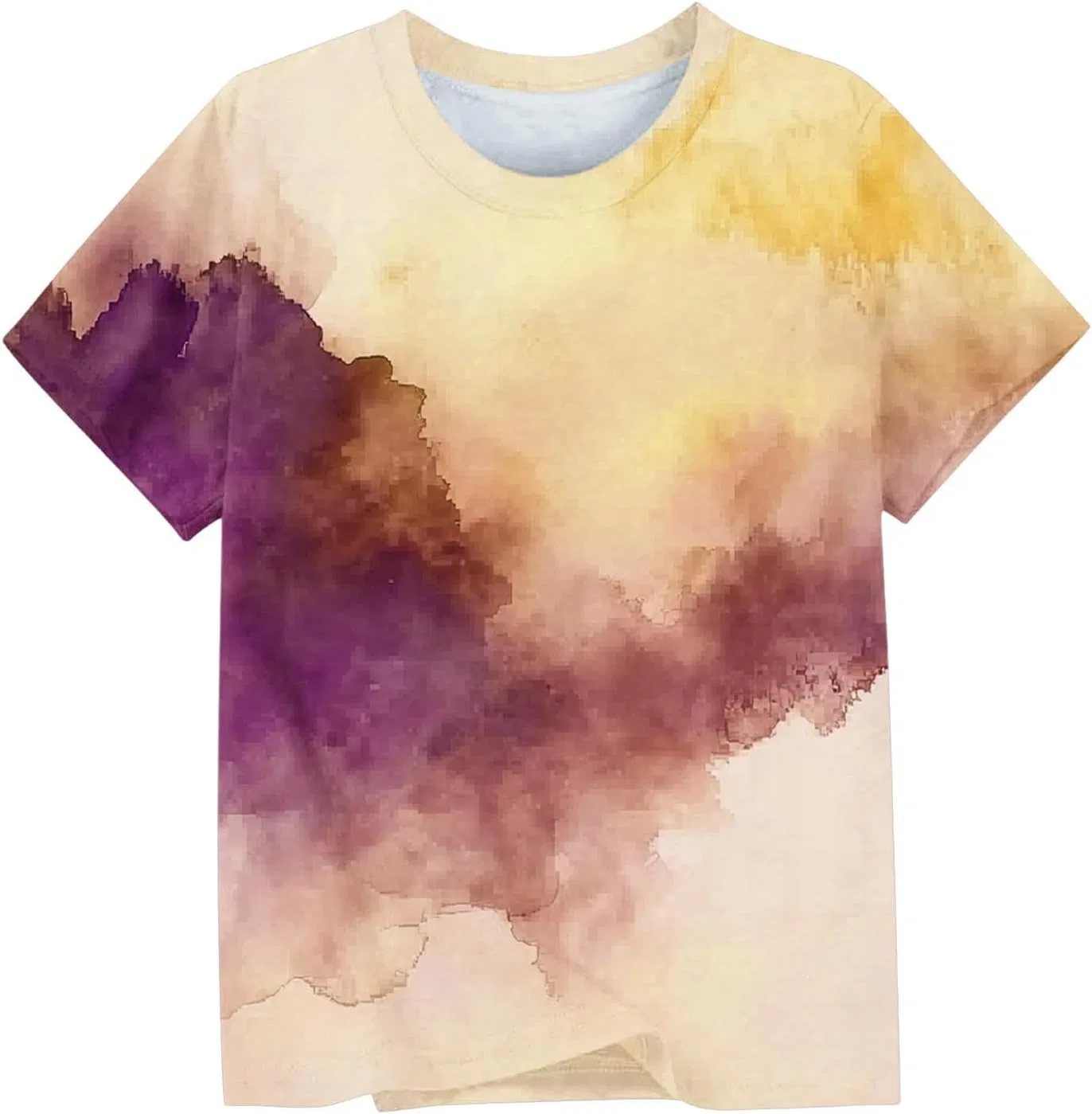 Футболка с принтом tie-dye Zzalalana, желтый — фото 4