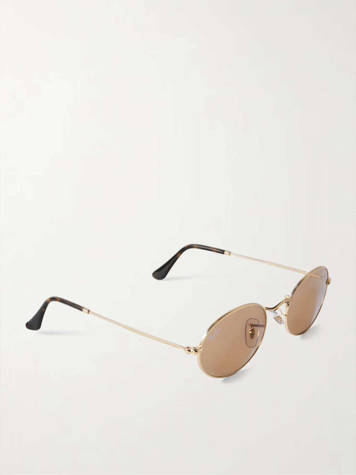 

Круглые солнцезащитные очки золотистого оттенка RAY-BAN, золотой