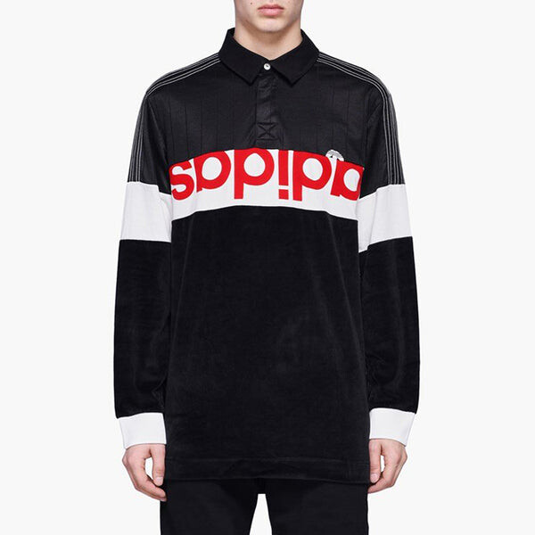 Футболка originals x alexander wang men's polo shirt Adidas, черный — фото 3