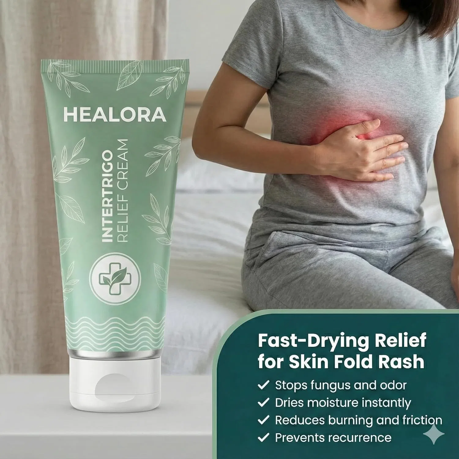 Крем Healora Anti Chafing от натирания и влаги для тела унисекс Meiion, 1 Stück — фото 3