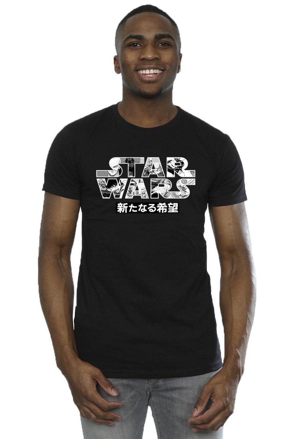 

Футболка с логотипом Star Wars, черный