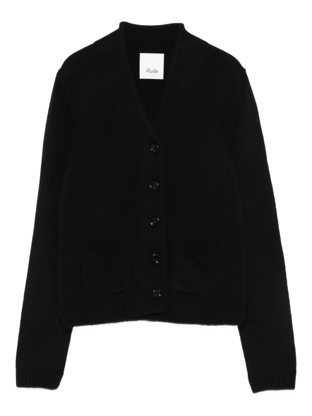 

Кардиган с карманом на пуговицах ALLUDE, черный