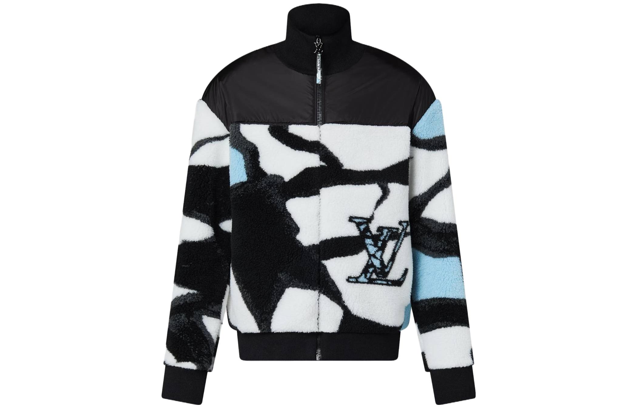 

Подержанная Куртка из Флиса с Принтом 2010 LOUIS VUITTON, Сумка для Покупок в Комплекте