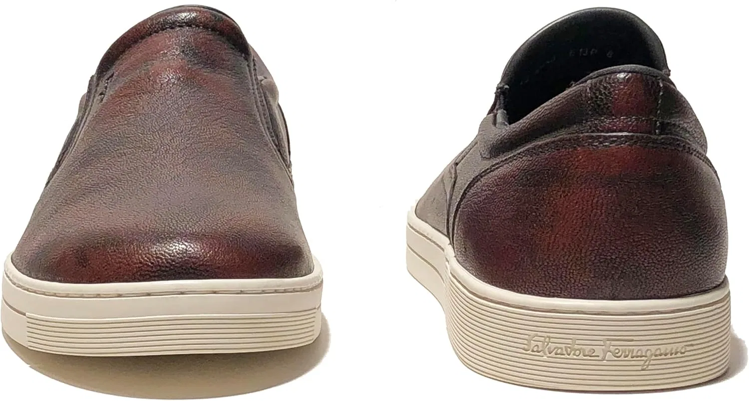 Мокасины из натуральной кожи, Salvatore Ferragamo, Коричневый — фото 3
