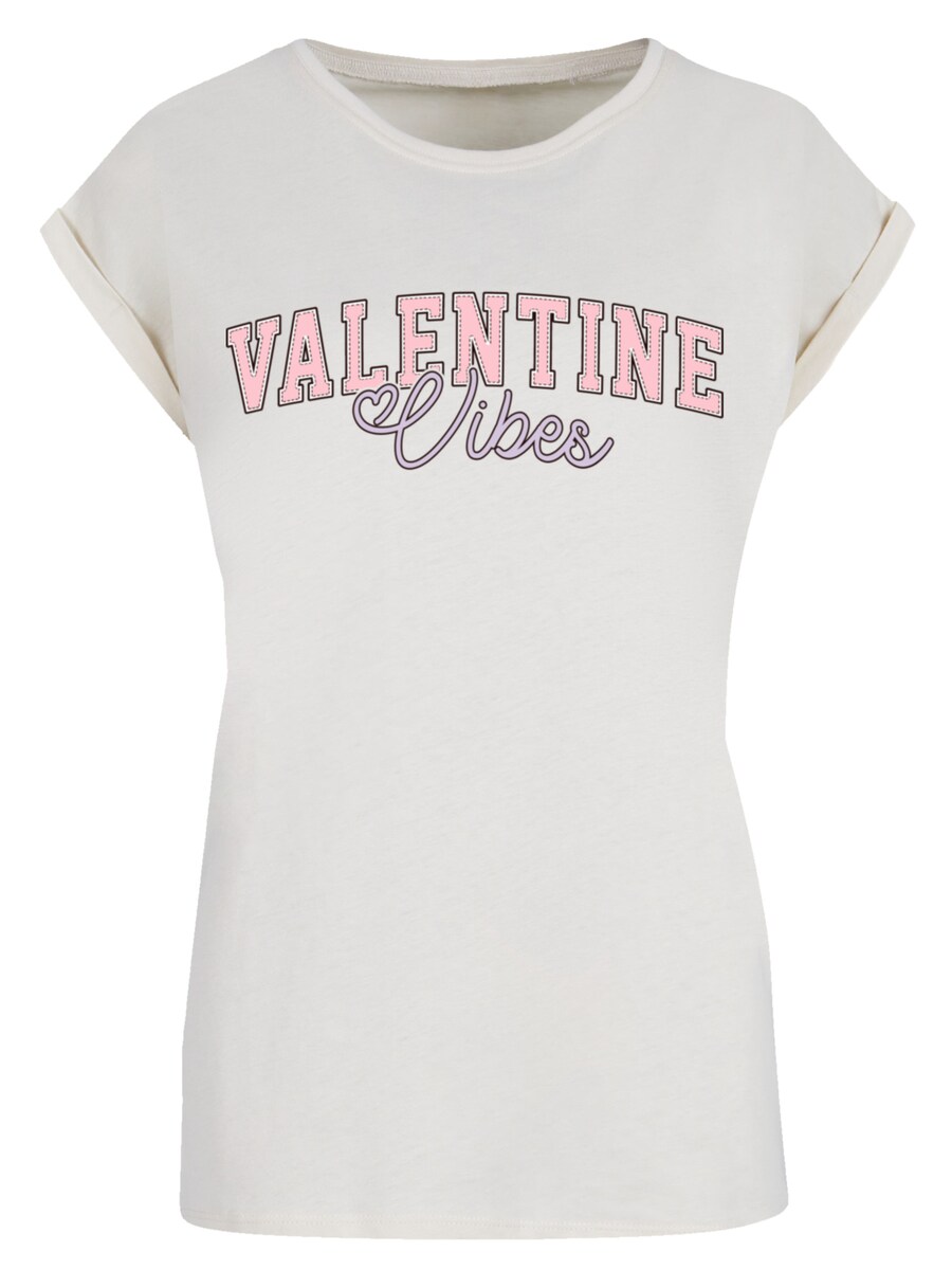 

Рубашка F4NT4STIC Valentinstag Valentine Vibes, песочный