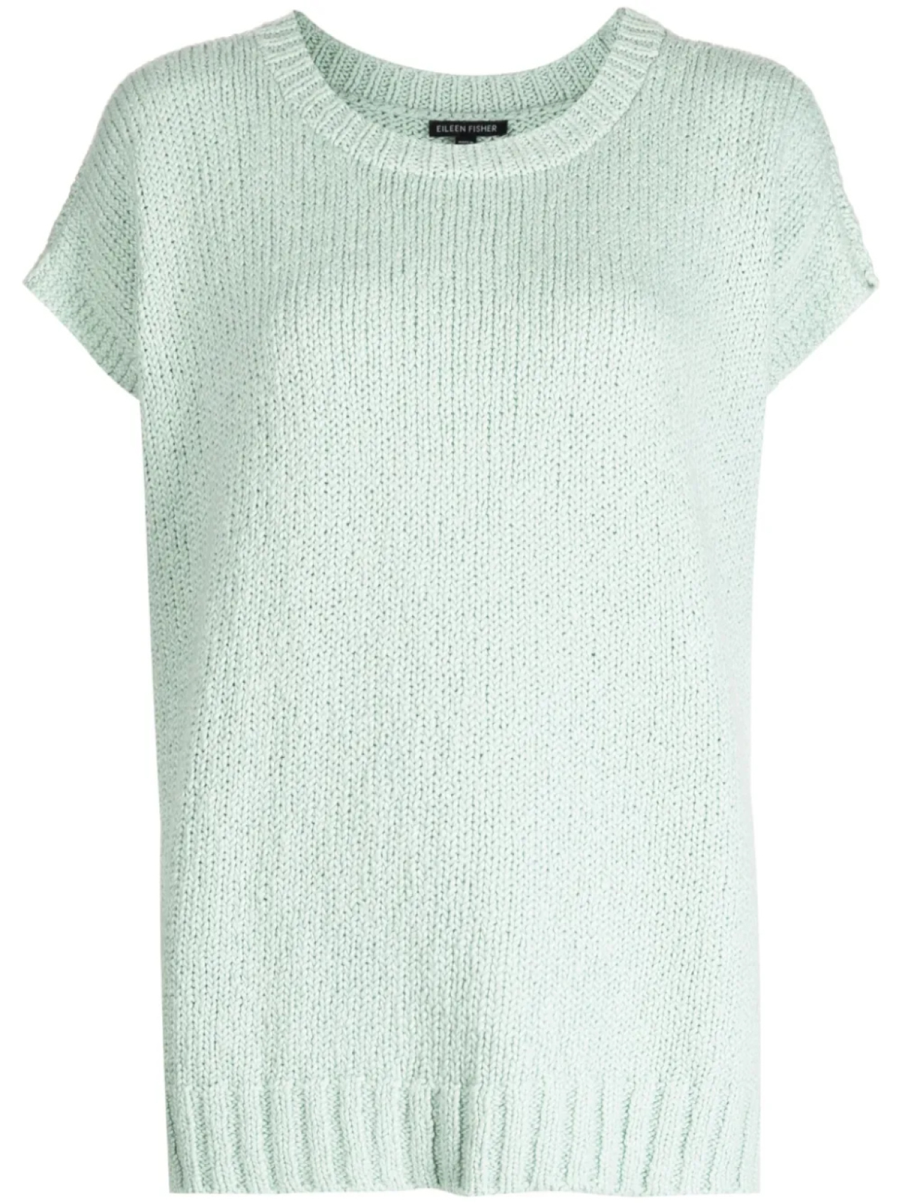 

Eileen Fisher трикотажный топ с круглым вырезом, зеленый
