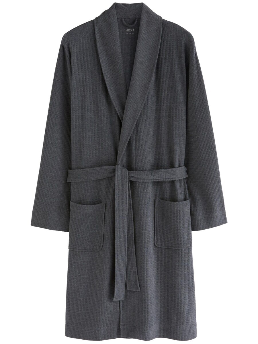 

Халат Next Short Bathrobe, графитовый