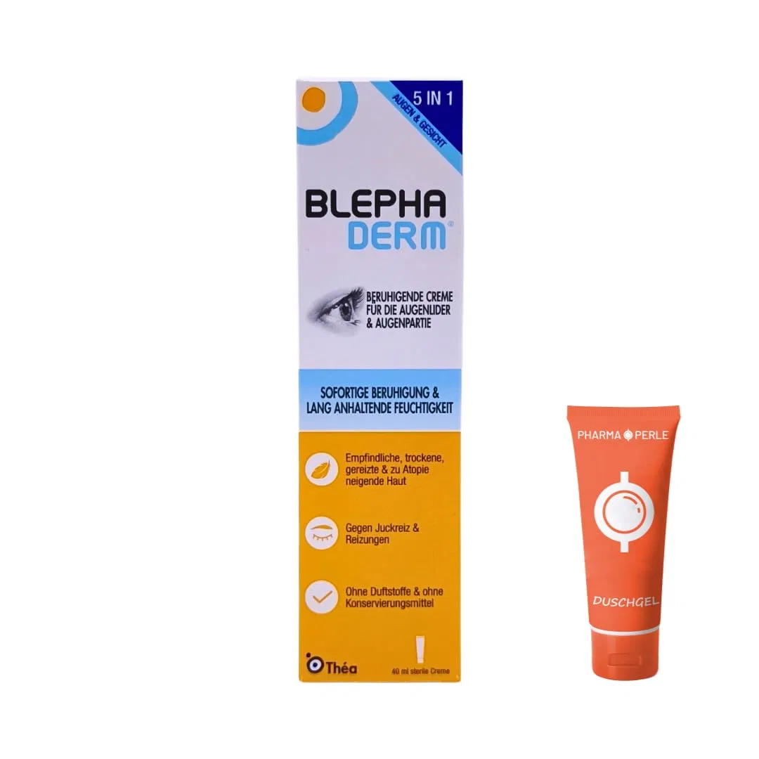 Успокаивающий стерильный крем для век и области вокруг глаз от BLEPHADERM Pharma Perle, 1X